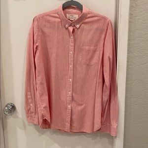 Trovata pin striped button down shirt